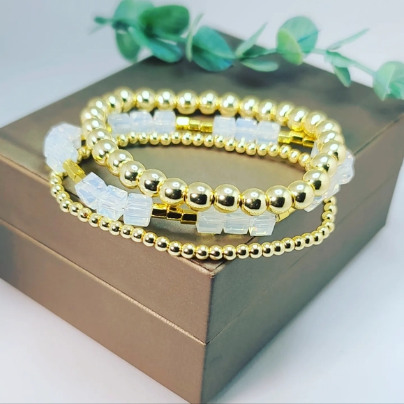 Hematite Bracelet set - Picture 2 of 4